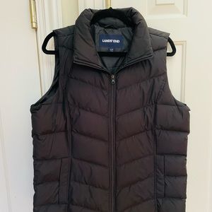 Lands’ End black size large vest